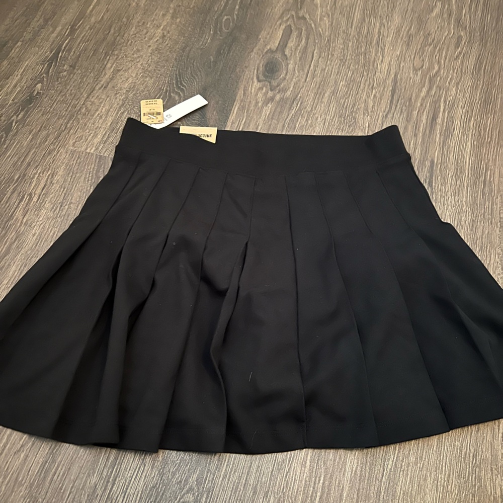 Pink Black Mini Athletic Skirt